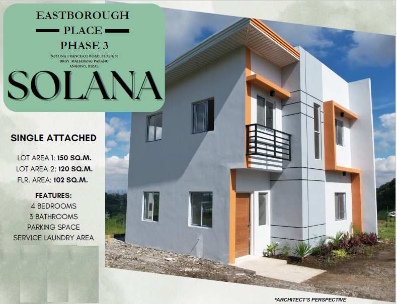 2 - 4BR House and Lot For Sale in Eastborough Place Angono Rizal - Media Image Asset Panel Sub-No 9