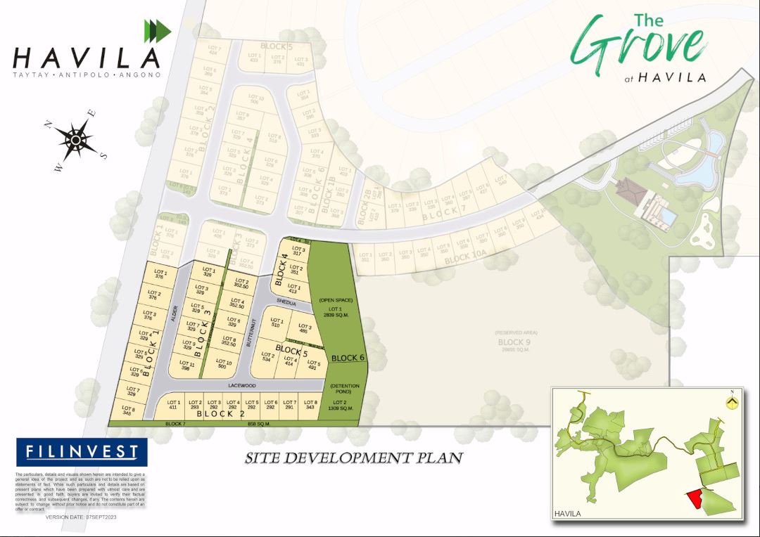 Spacious Lot For Sale inside The Grove at Havila Angono Rizal - Media Image Asset Panel Sub-No 6