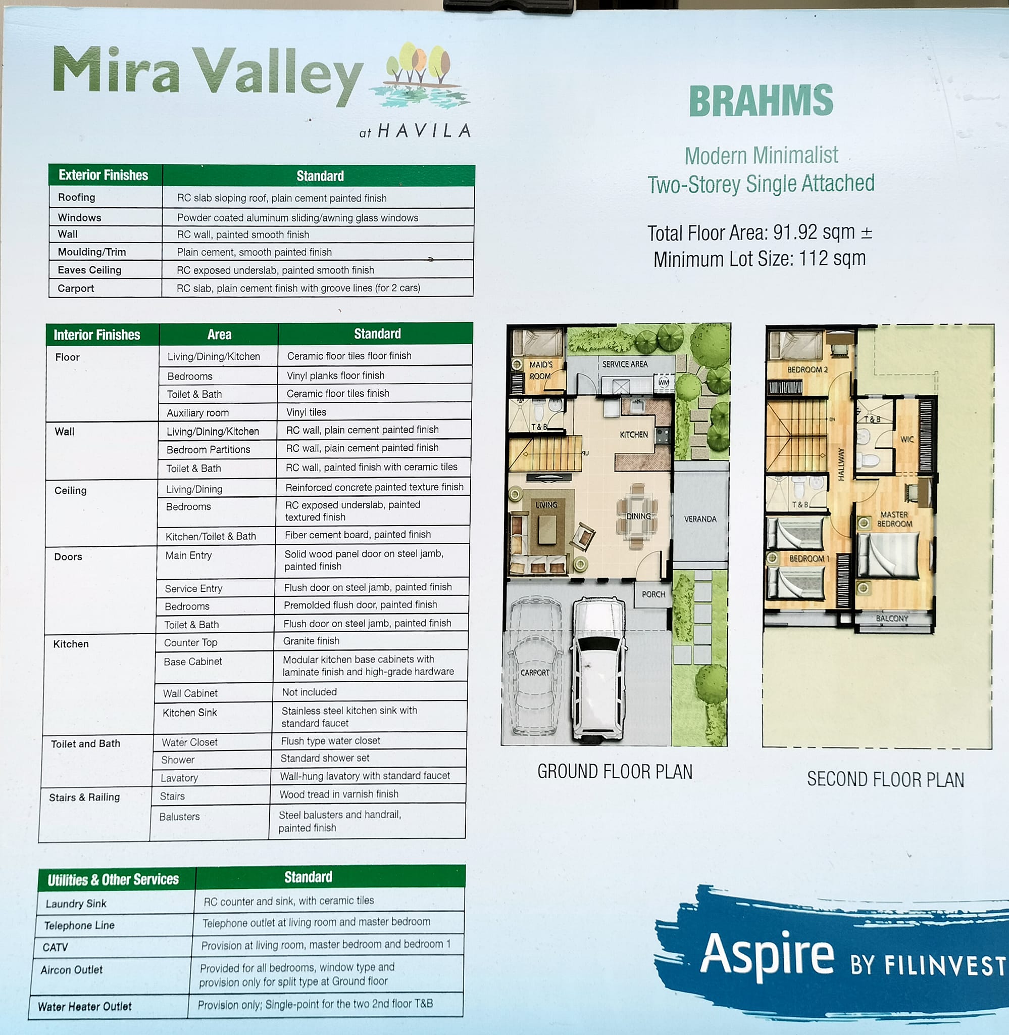 3BR Pre Selling Single Attached House for sale inside Havila San Roque Antipolo Rizal - Media Image Asset Panel Sub-No 13