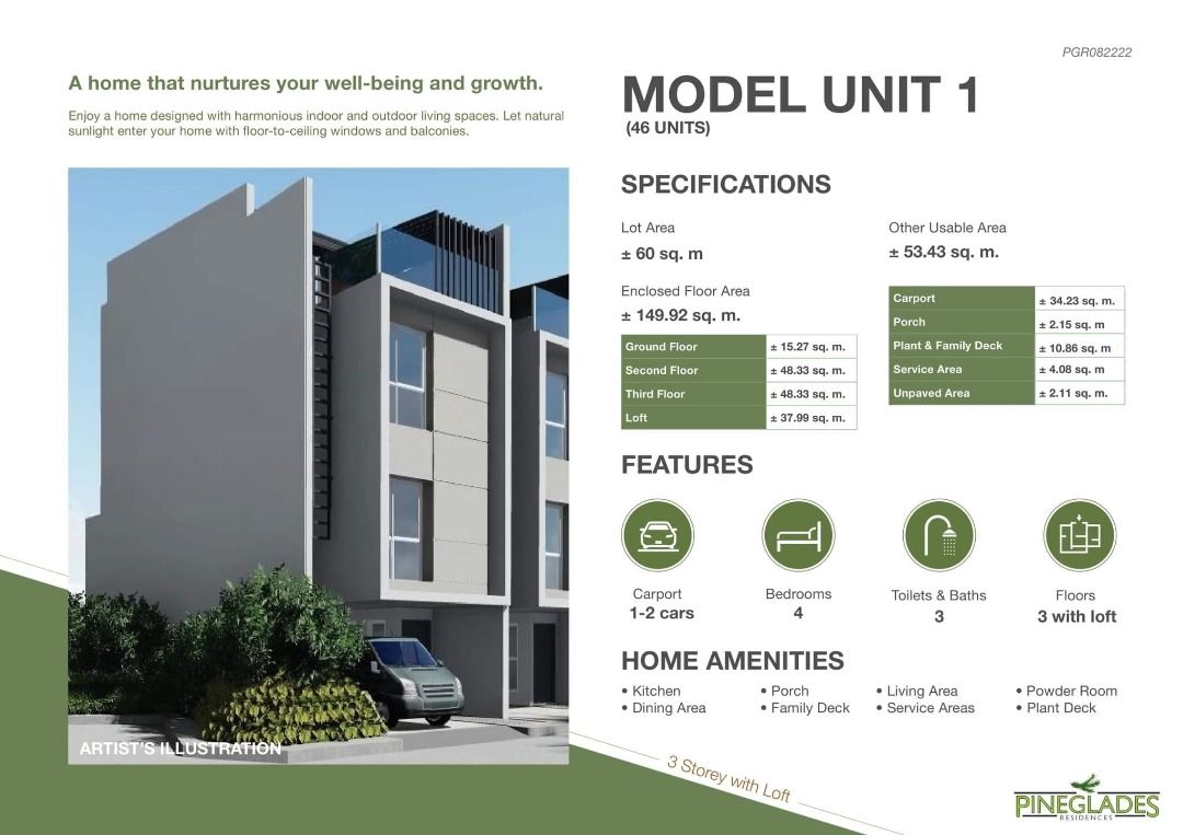 4BR Pre Selling Single attached House for sale in Project 8 Quezon City - Media Image Asset Panel Sub-No 2