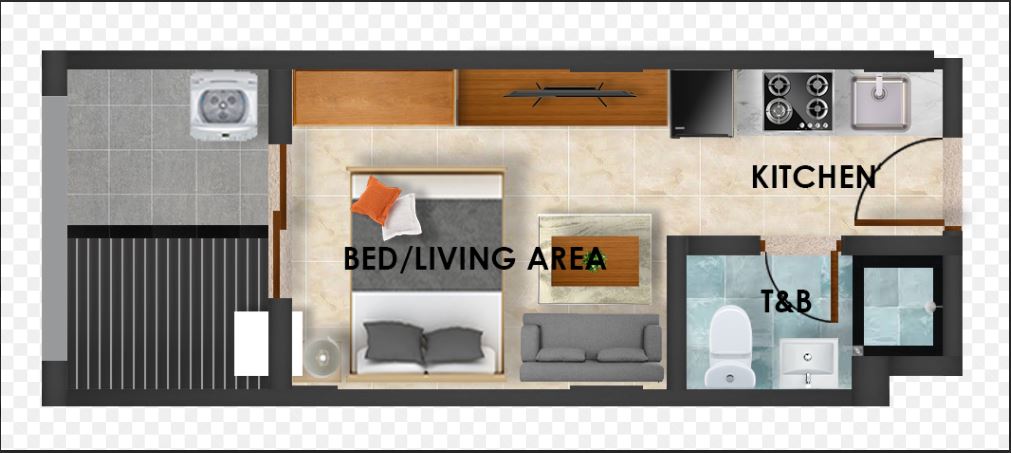 RFO Residential & Commercial Condo unit for sale in ROAD 14 QUEZON CITY - Media Image Asset Panel Sub-No 5