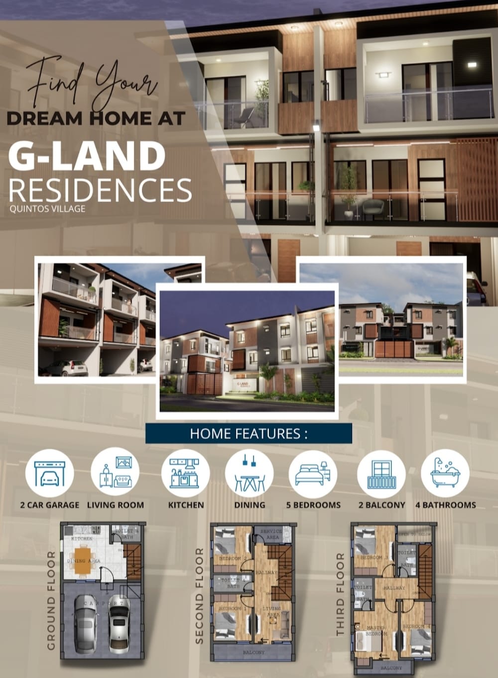 5BR Pre Selling House and lot for sale in Zabarte, Caloocan City	 - Media Image Asset Panel Sub-No 5
