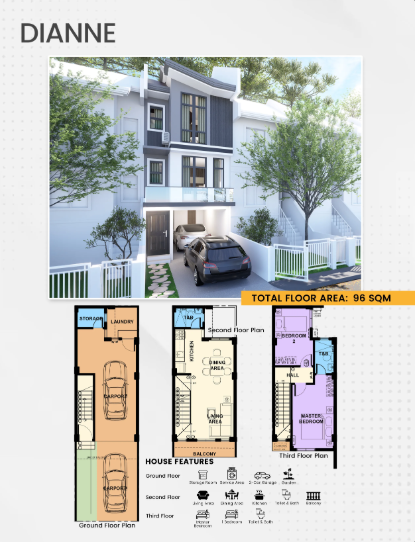 3-4BR Ready for Occupancy and Pre Selling House and lot for sale in Windsor Place Marikina City - Media Image Asset Panel Sub-No 19