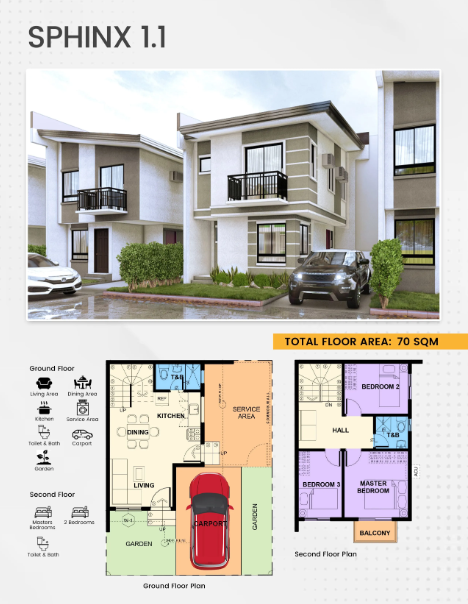 3BR Pre Selling House and lot for sale near Sta. Lucia and LRT Marikina Station - Media Image Asset Panel Sub-No 3