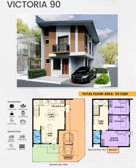 3BR Pre Selling House and lot for sale near Sta. Lucia and LRT Marikina Station - Media Image Asset Panel Sub-No 5
