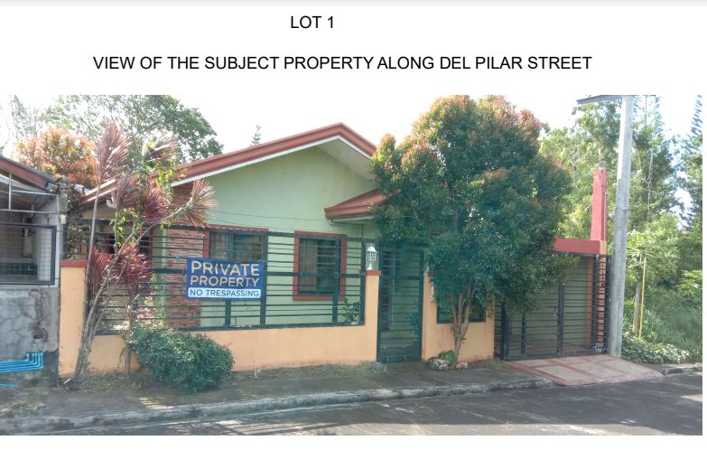 Foreclosed Property for sale in Ciudad Maharlika Subdivision Lucena City, Quezon - Primary Display View Frame Location in Lucena City, Quezon Province