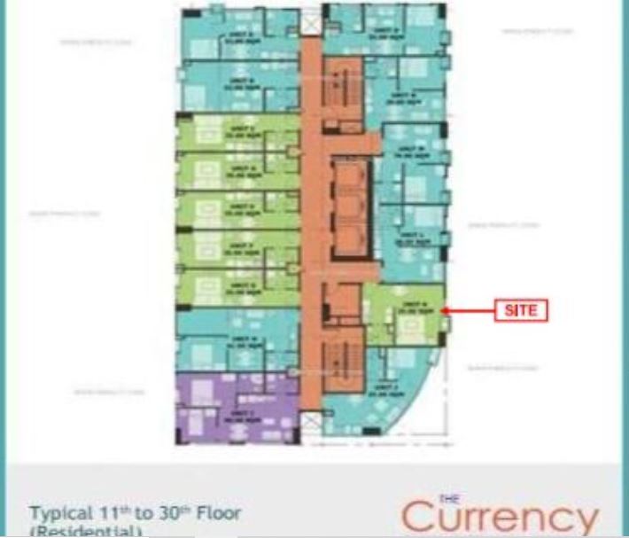 PROPERTY FOR SALE IN  The Currency 01 Condominium Brgy. San Antonio, Pasig City - Media Image Asset Panel Sub-No 6