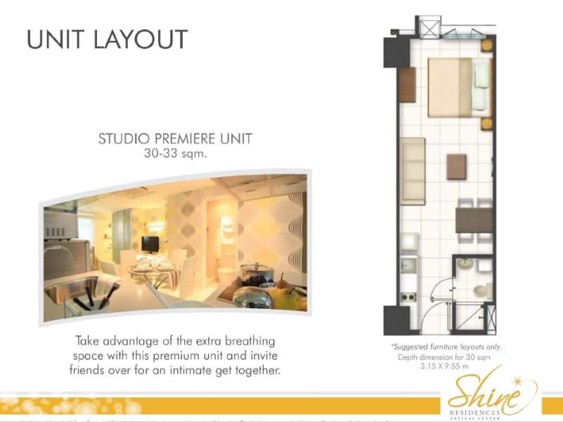 PROPERTY FOR SALE IN  Shine Residences, Renaissance Centre, Meralco Ave., Brgy. Ugong, Pasig City - Media Image Asset Panel Sub-No 6