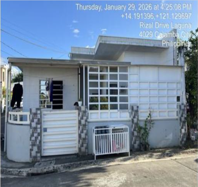 Foreclosed Residential House & Lot For Sale in Calamba City, Laguna (80 sqm Lot Area) - Media Image Asset Panel Sub-No 2