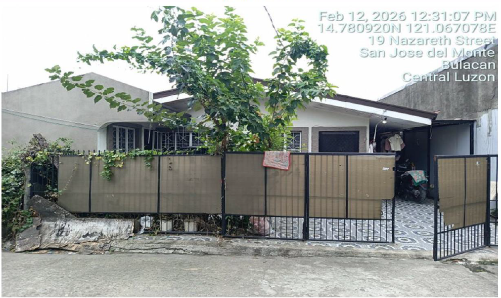 Foreclosed Residential House & Lot For Sale in San Jose del Monte City, Bulacan (110 sqm Lot Area) - Primary Display View Frame Location in San Jose del Monte City, Bulacan