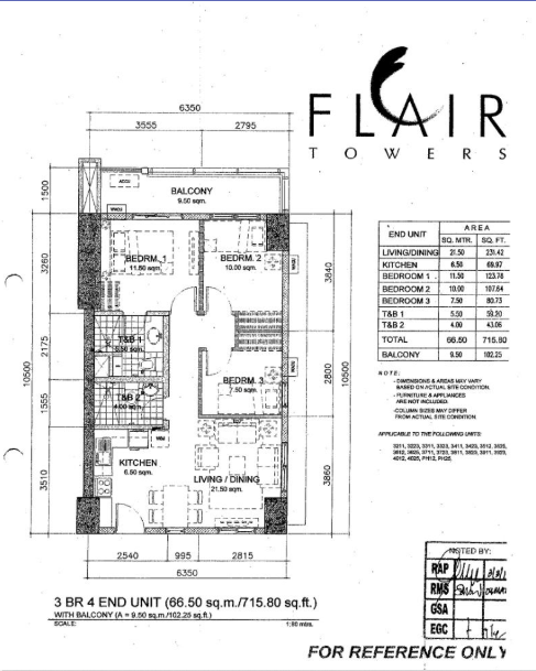 Foreclosed Residential Condominium For Sale in Mandaluyong City, Metro Manila (76 sqm Floor Area) - Media Image Asset Panel Sub-No 9
