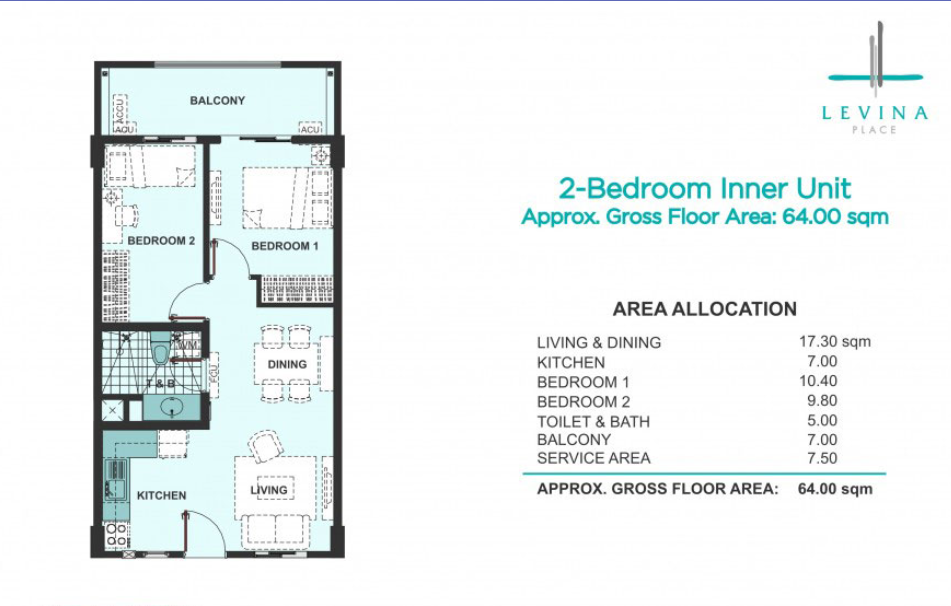 Foreclosed Residential Condominium For Sale in Pasig City, Metro Manila (65 sqm Floor Area) - Media Image Asset Panel Sub-No 6