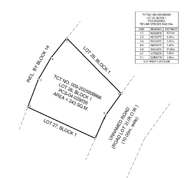 Foreclosed Residential Lot Only For Sale in San Mateo, Rizal (243 sqm Lot Area) - Media Image Asset Panel Sub-No 8