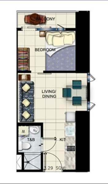Foreclosed Residential Condominium For Sale in Quezon City, Metro Manila (23 sqm Floor Area) - Media Image Asset Panel Sub-No 4