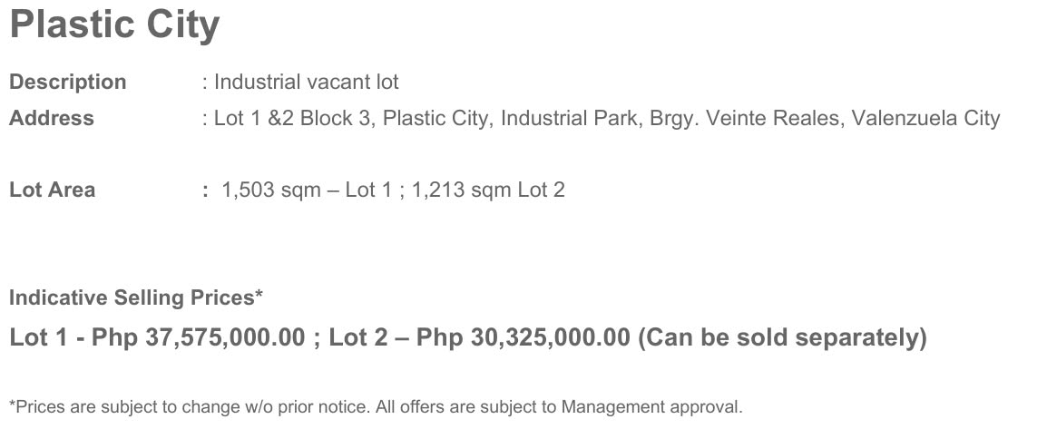 Foreclosed Commercial Lot Only For Sale in Valenzuela City, Metro Manila (1,213 sqm Lot Area) - Media Image Asset Panel Sub-No 8