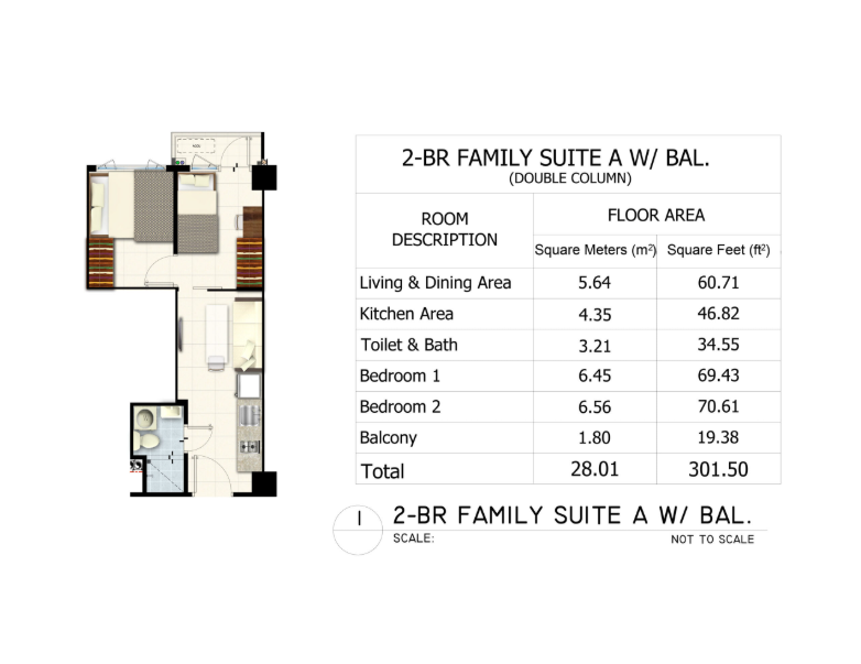 Foreclosed Residential Condominium For Sale in Las Pinas, Metro Manila (28 sqm Floor Area) - Media Image Asset Panel Sub-No 5